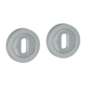 Standard Profile Escutcheon - Polished & Satin Chrome 51mm