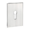 Lock Profile Self-Adhesive Escutcheon - Oblong - Polished Stainless Steel 65 x 47