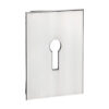 Lock Profile Self-Adhesive Escutcheon - Oblong - Polished Stainless Steel 65 x 47