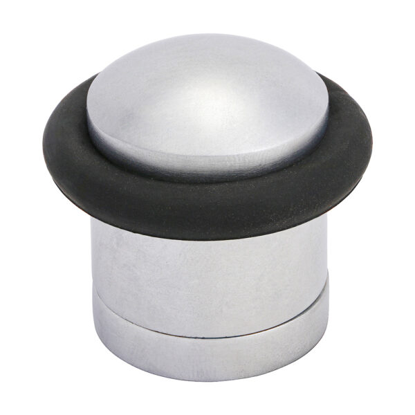 Cylinder Door Stop - Satin Chrome 41mm