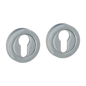 Euro Profile Escutcheon - Polish Chrome 51mm