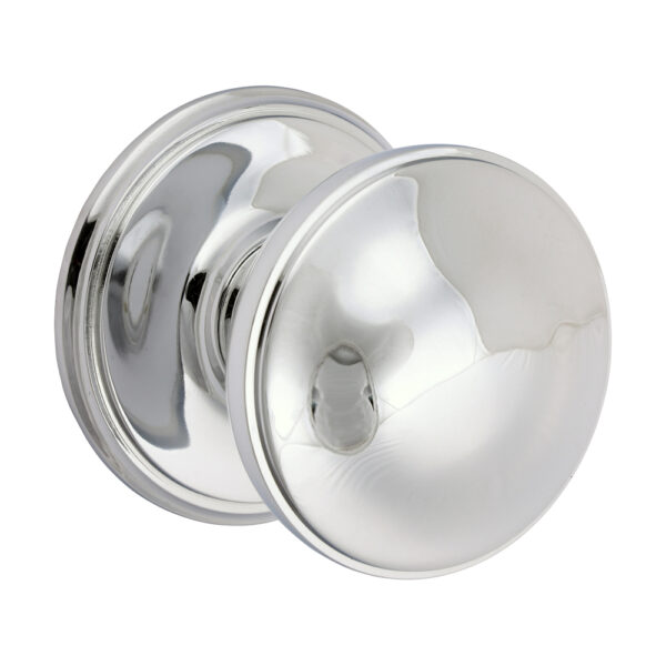 Centre Door Knob - Polished Chrome 66mm