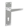 Victorian Straight Lock Handles - Polished Chrome 152 x 43