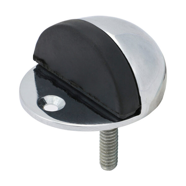 Oval Door Stop - Polished Chrome 47mm