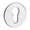 Euro Profile Self-Adhesive Escutcheon - Round - Polished Stainless Steel 52mm