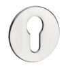 Euro Profile Self-Adhesive Escutcheon - Round - Polished Stainless Steel 52mm