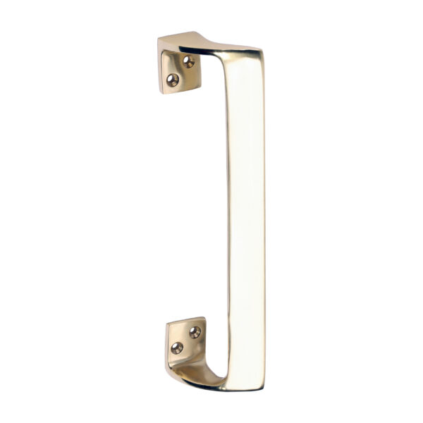 Oval Grip Pull Handle - Polished Brass 228mm