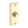 Traditional Door Bell Push - Polished Brass 80 x 31