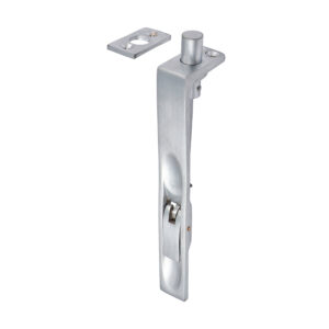 Stacked from 8 images. Method=B (R=8,S=4) Lever Action Flush Bolt - Satin Chrome 150 x 19mm