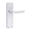 200304BX_w1.jpg Contractors Lever Lock Handles - Satin Anodised Aluminium 154 x 40