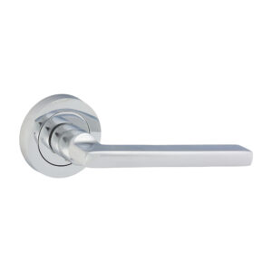 Radmore Lever On Rose Handles - Polished Chrome 51mm