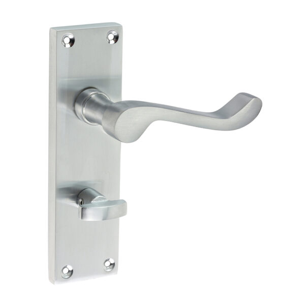 200355_w1.jpg Victorian Scroll Bathroom Handles - Satin Chrome 152 x 42