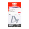 Door Numeral 4 - Satin Chrome 75mm