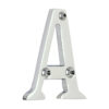 Door Letter A - Polished Chrome 60mm