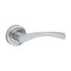Edleston Lever On Rose Handles - Polished Chrome 51mm
