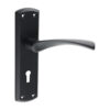 Zeta Lock Handles - Matt Black 175 x 45
