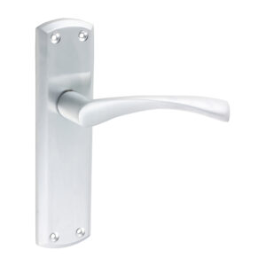 Zeta Latch Handles - Satin Chrome 175 x 45