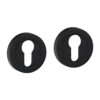 Euro Profile Escutcheon - Matt Black 51mm