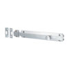 Architectural Flat Section Bolt - Satin Chrome 210 x 35mm