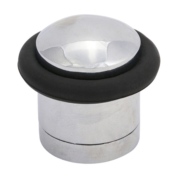 Cylinder Door Stop - Polished Chrome 41mm