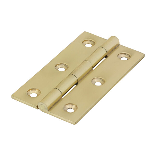 234016_w1.jpg Solid Drawn Hinge - Solid Brass - Polished Brass 75 x 40