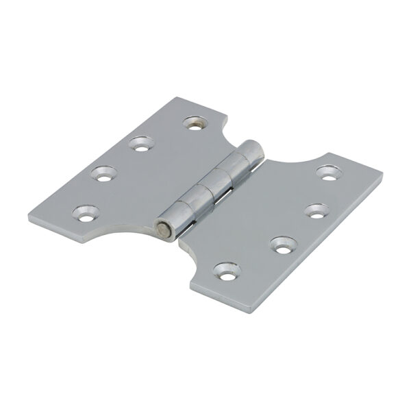 234337_w1.jpg Parliament Hinge (488) - Solid Brass - Polished Chrome 102 x 100