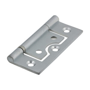 Plain Bearing Flush Hinge - Solid Brass - Satin Chrome 60 x 41