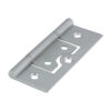 Plain Bearing Flush Hinge - Solid Brass - Satin Chrome 75 x 50