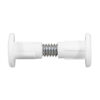 Plastic Cabinet Connector Bolts – White 28mm