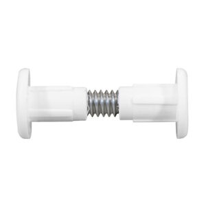 Plastic Cabinet Connector Bolts – White 28mm