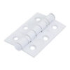 Stacked from 12 images. Method=B (R=8,S=4) Grade 7 Fire Door Hinges - Epoxy White 76 x 50 x 2.0