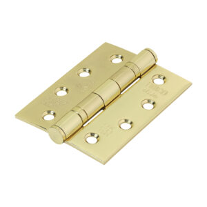 Grade 13 Fire Door Hinges - Electro Brass Stainless Steel 101 x 76 x 3
