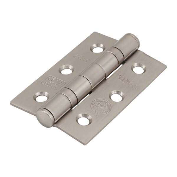 Grade 7 Fire Door Hinges - Satin Nickel 76 x 50 x 2.0