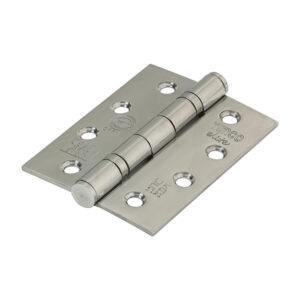 Grade 13 Fire Door Hinges - Polished Stainless Steel 101 x 76 x 3