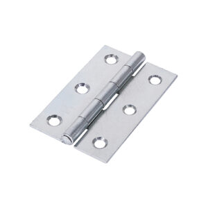 Narrow Plain Butt Hinge (5050) – Zinc 75 x 48