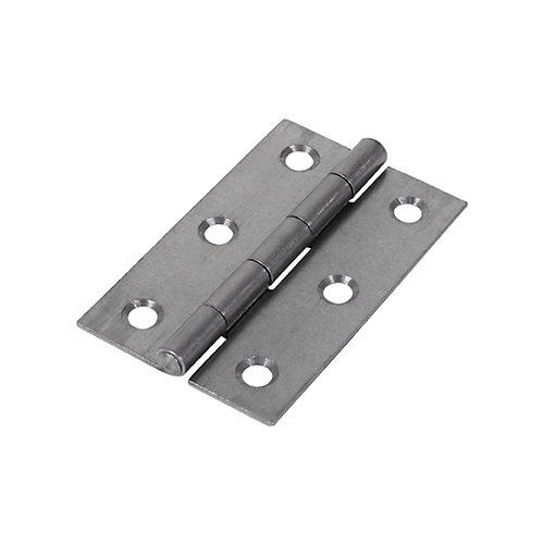 Narrow Plain Butt Hinge (5050) - Self Colour 75 x 48