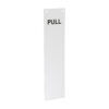 Finger Plate PULL - Satin Anodised Aluminium 305 x 76
