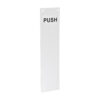 Finger Plate PUSH - Satin Anodised Aluminium 305 x 76