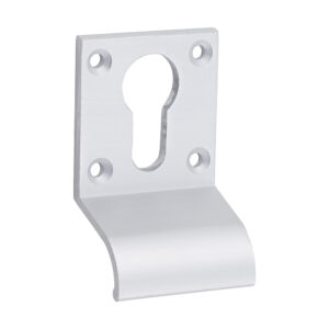 Euro Profile Cylinder Door Pull - Satin Anodised Aluminium 70 x 42