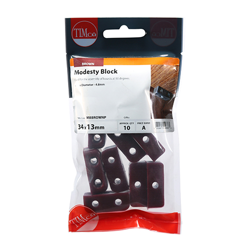 Modesty Blocks – Brown 34 x 13 x 13