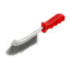 Red Handle Wire Brush Steel 255mm