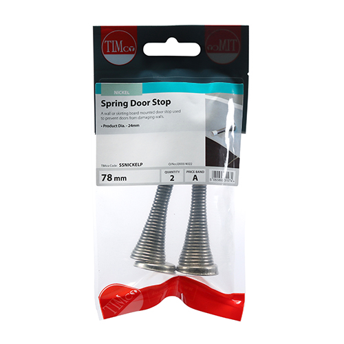 Spring Door Stops – Nickel 78 x 24