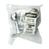 End Bracket - For Round Tube - Polished Chrome 25mm