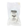 End Socket - For Round Tube – White 25mm