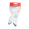 End Brackets - For Round Tube – White 25mm