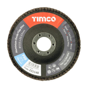 Flap Disc Alu Oxide P80 Set 115 x 22.23