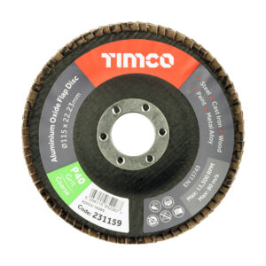Flap Disc Alu Oxide P40 Set 115 x 22.23
