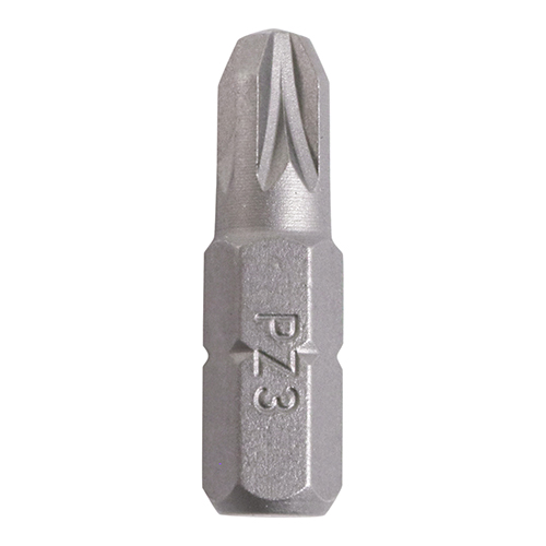 3CB25GJ_w1.jpg Pozi Driver Bit - S2 Grey No.3 x 25