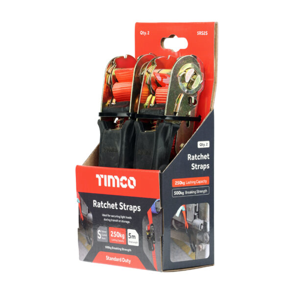 Stacked from 12 images. Method=B (R=8,S=4) Ratchet Straps - S Hook - Standard Duty 5m x 25mm