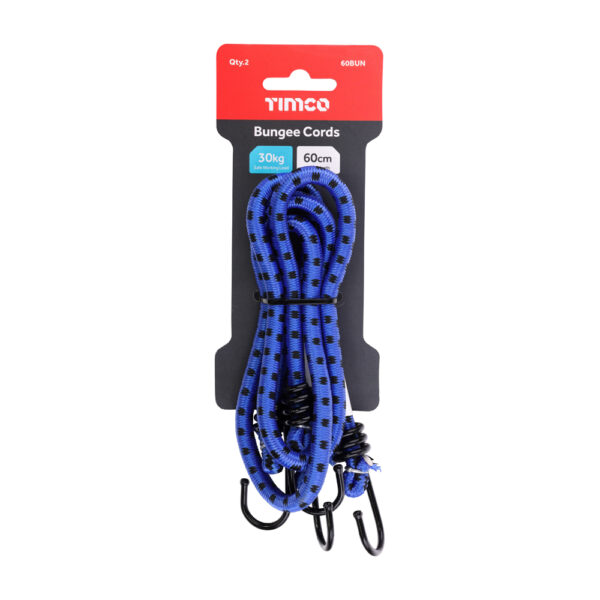 Bungee Cords - Standard Duty Dia.8mm x 60cm